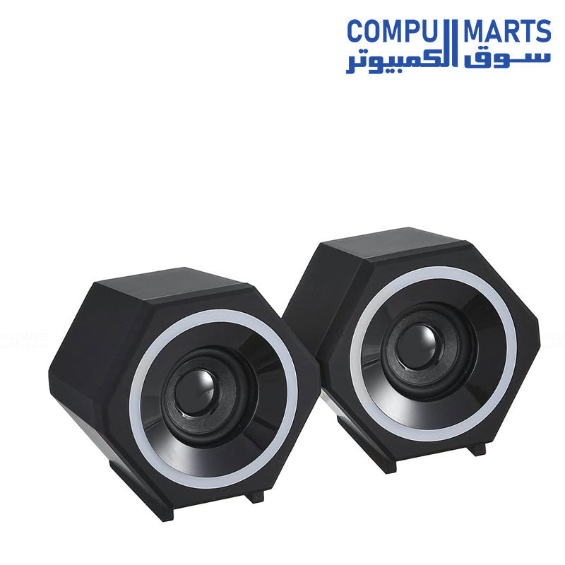 Kisonli L-6060 Bluetooth Speaker with RGB lights, heavy bass, and multiple inputs in Egypt