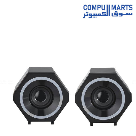 Kisonli L-6060 Bluetooth Speaker with RGB lights, heavy bass, and multiple inputs in Egypt