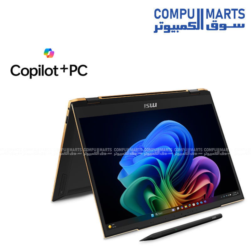 MSI Summit 13 AI+ Evo A2VMTG Copilot+ PC – Intel Core Ultra 9, 32GB RAM, Intel Arc Graphics, 13.3-inch FHD+ Touchscreen, Windows 11 Pro – Ink Black