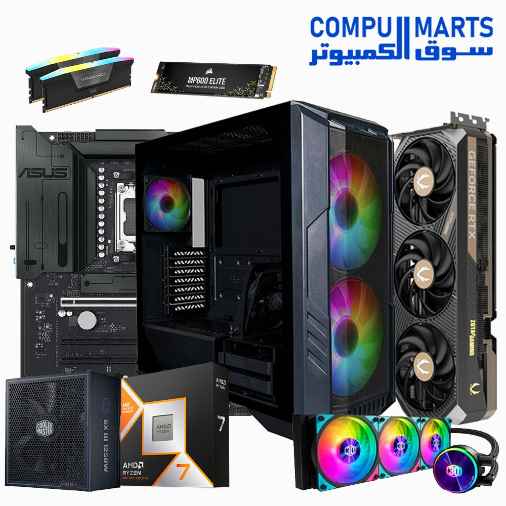 الفائز – جهاز كمبيوتر ألعاب Ryzen من Cooler Master | RTX 5080
