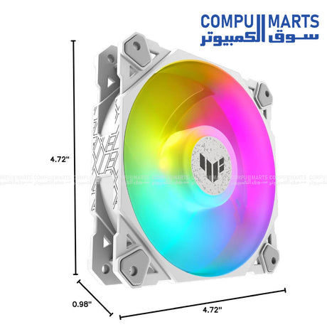 TUF GAMING TF120 ARGB WHITE EDITION 3IN1 egypt
