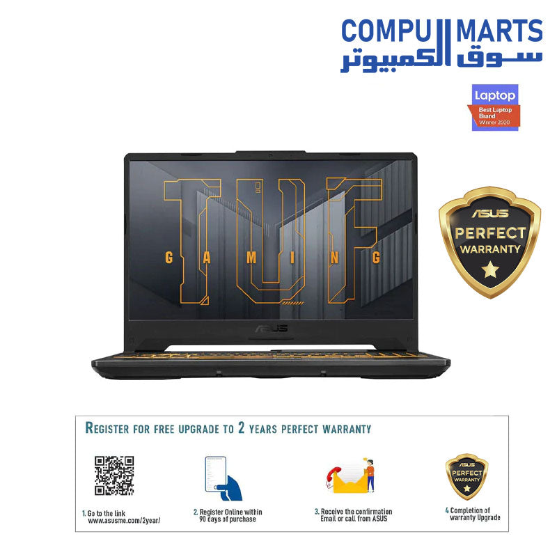 ASUS TUF Gaming F15 FX506 Core i5 11400H 8GB RAM 512GB SSD Display 15. –  Compumarts - سوق الكمبيوتر