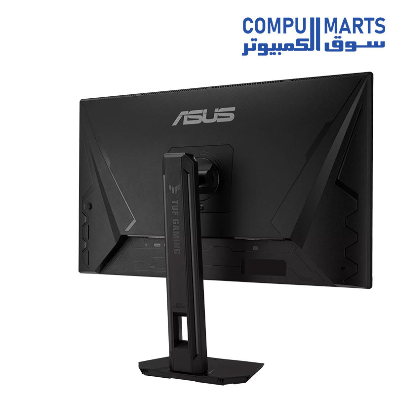 Rear ports and connectivity options of the ASUS TUF Gaming Series 5 VG27AQML5F monitor including DisplayPort and HDMI