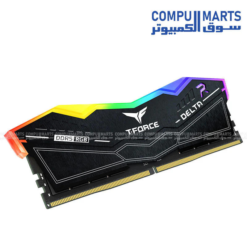 TeamGroup T-FORCE Delta RGB 64GB DDR5 6000MHz CL38 Desktop RAM Black