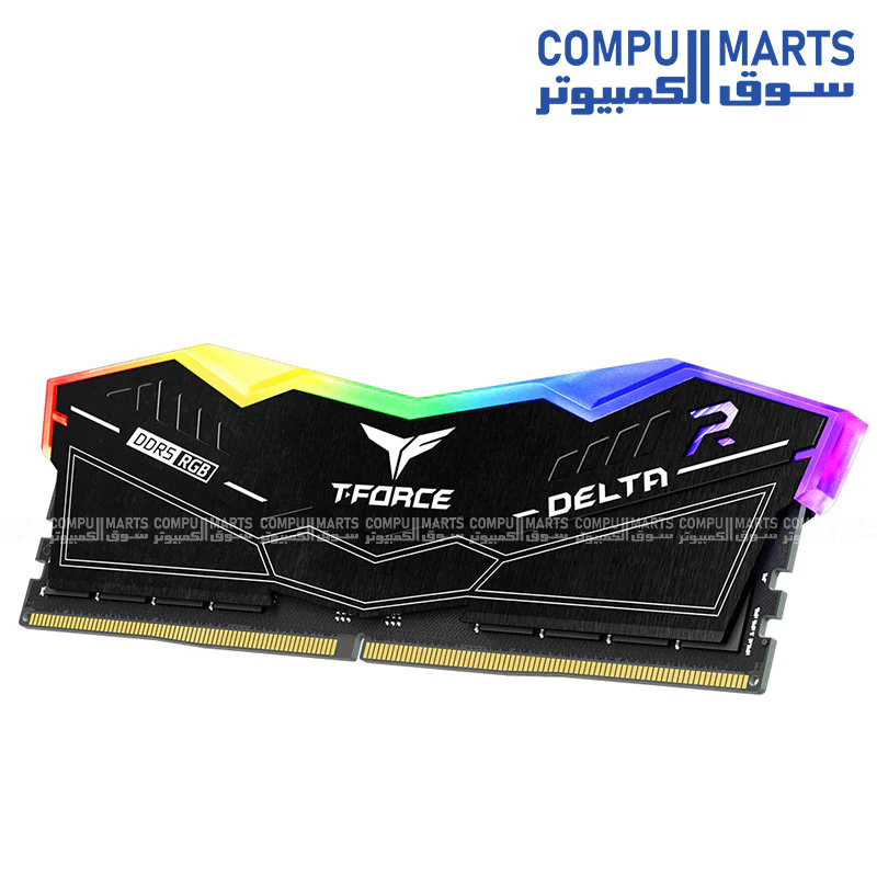 TeamGroup T-FORCE Delta RGB 64GB DDR5 6000MHz CL38 Desktop RAM Black