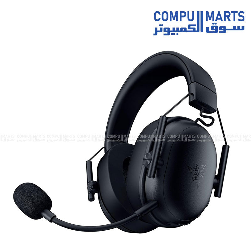 Razer BlackShark V2 HyperSpeed wireless headset in black color variant.
