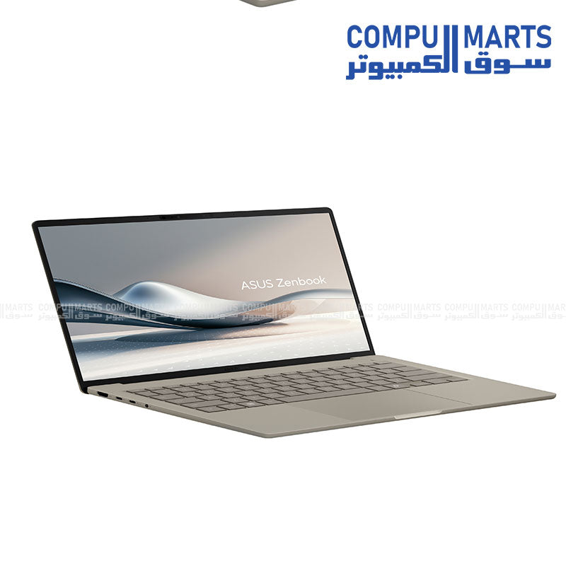 ASUS Zenbook A14 UX3407NA OLED Laptop Zabriskie Beige Snapdragon X2 Elite AI PC