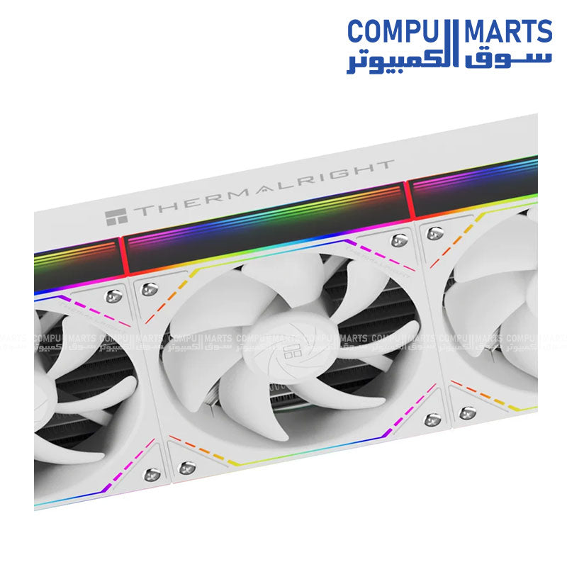 Peerless Vision 360 ARGB liquid cooler featuring 480x480 screen resolution at Compumarts