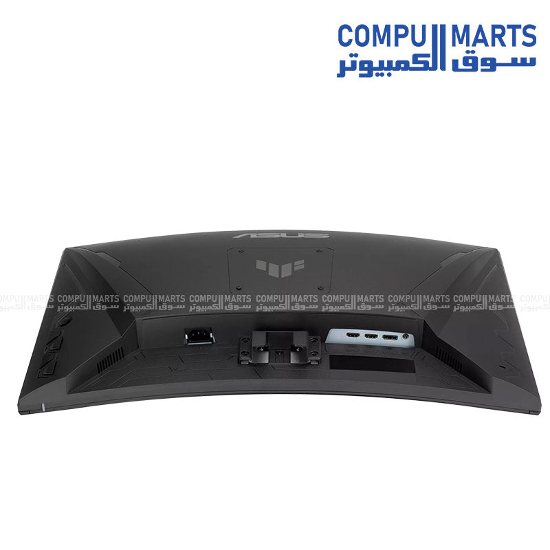 ASUS TUF Gaming VG27VQM5F 27-inch Curved Gaming Monitor displaying action game graphics