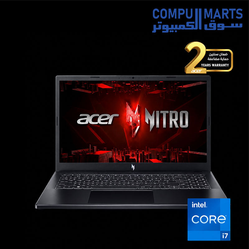 Acer Nitro V 15 laptop with Intel Core i7-13620H processor