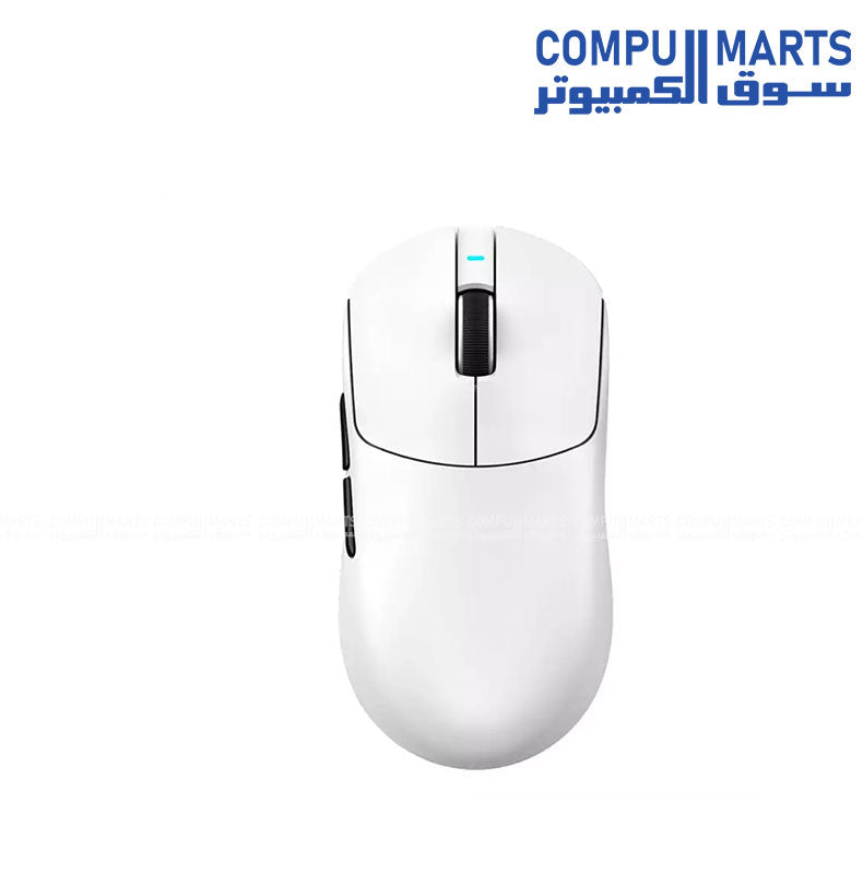 White X8 PLUS gaming mouse with Bluetooth and 2.4GHz Wireless connectivity for wireless gaming mouse users