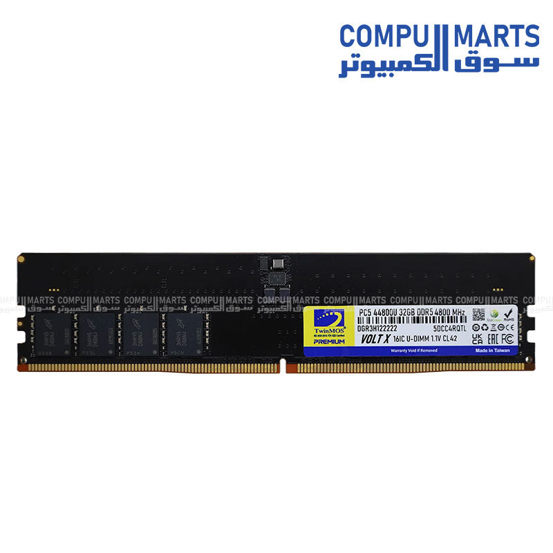 TwinMOS VOLTX 16GB DDR5 desktop memory module at Compumarts.