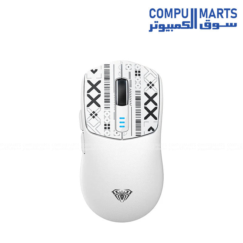 AULA SC580 Wireless Gaming Mouse 12000 DPI 6 Programmable Buttons 2.4GHz Bluetooth USB-C Connectivity PC Mac Gamers Wireless Mouse