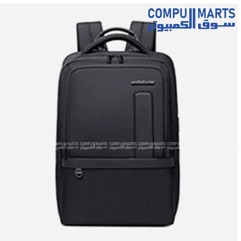B00490 Black Laptop Backpack with 27 L capacity and support for laptops up to 15.6 inches