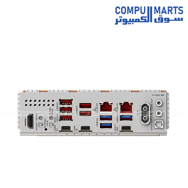 Includes dual USB4 Type-C ports, HDMI output support, Realtek ALC1220 audio and ATX dimensions of 30.5cm x 24.4cm for users seeking motherboard options in Egypt