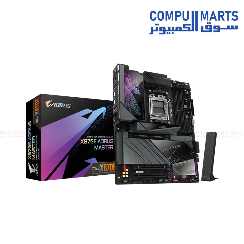 GIGABYTE X870E A MASTER X 1.0 AMD X870E AM5 DDR5 8600(OC) Wi-Fi 7 ATX Motherboard
