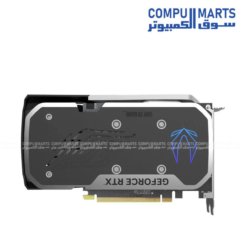 RTX 4060 TWIN EDGE with 3072 CUDA Cores, 8GB GDDR6 memory, 2-slot design and Windows 11 compatibility available through Compumarts