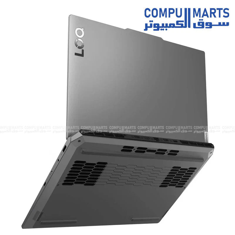 Lenovo LOQ 15ARP9 notebook with 15.6-inch FHD IPS 300 nits 100% sRGB 144Hz display, Wi-Fi 6 connectivity, and RTX 4070 graphics for buyers in Egypt