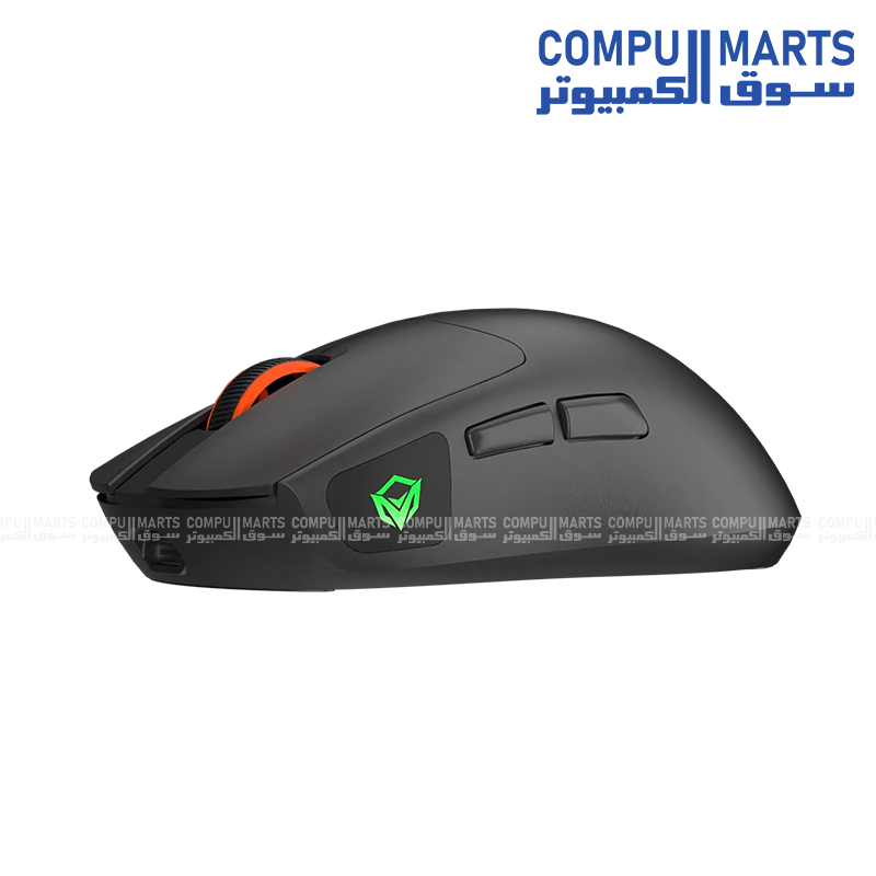 Meetion GW12 wireless mouse in Black/White with support for Win XP/Vista/7/8/10/11 Rechargeable Meetion GW12 mouse with Type-C charging and RGB lighting mode