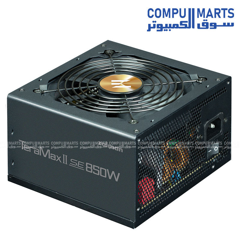 ZALMAN TeraMax II SE 850W 80 PLUS Gold power supply with ATX 3.1 support and 12V-2X6 cable available in Egypt