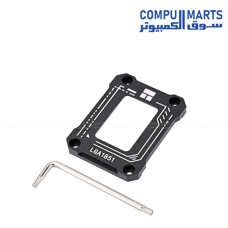 Thermalright LGA 1851-BCF Black CPU contact frame designed for improved cooling and secure installation