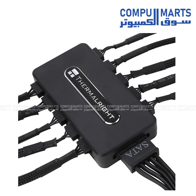 Thermalright TL FAN HUB Controller Rev A PWM fan hub black