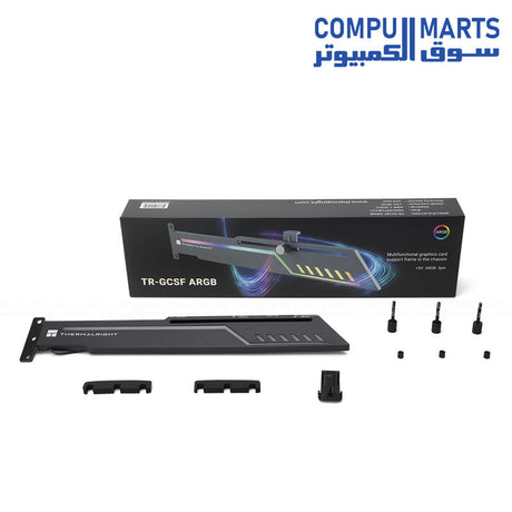 Thermalright TR-GCSF ARGB GPU Support Bracket – ABS + Metal – 266x347mm – 5V 3-Pin ARGB – Egypt