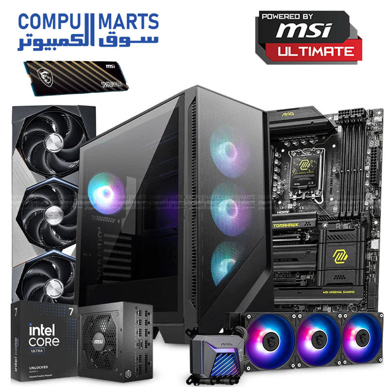Powered by MSI โ ULTIMATE Gaming PC (Intel Ultra 7 + RTX 5080)