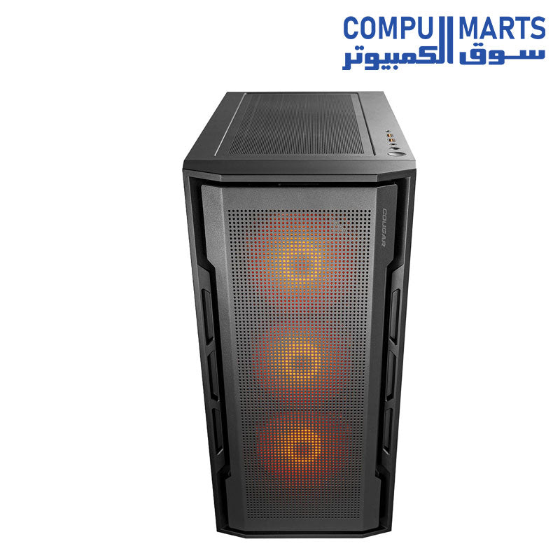 Cougar Uniface RGB Mid Tower Gaming Case with Front ARGB Lighting and Tempered Glass – Stylish PC Case for Gamers in Egypt
