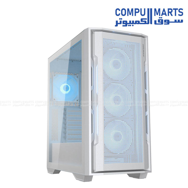Cougar Uniface RGB Mid Tower Gaming Case with Front ARGB Lighting and Tempered Glass – Stylish PC Case for Gamers in Egypt