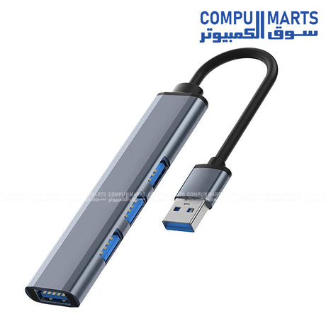 USB 4-Port Hub High-Speed Multi Device Expansion Adapter