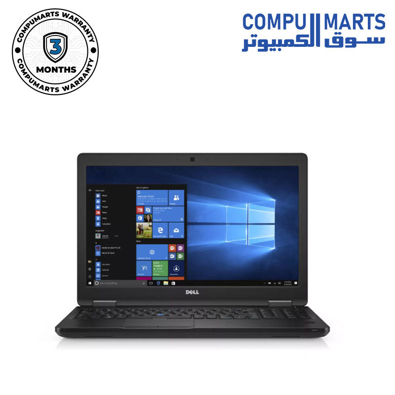USED LAPTOP Dell Precision 3520 INTEL Core I5-7440HQ- RAM 16GB- SSD 256GB- NVIDIA Quadro M620 2GB DDR5- Screen 15.6 inch HD