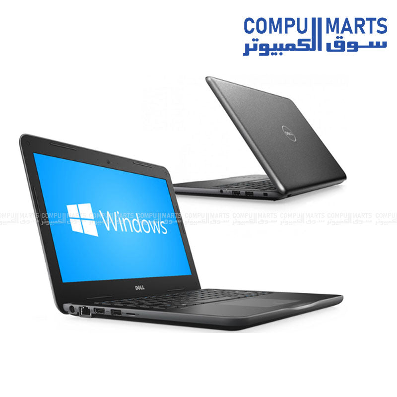 "Used Dell Latitude 3380 Laptop – Intel Core i3-6006U, 8GB RAM, 256GB SSD, Intel HD Graphics 520, 14-inch HD Display, Windows 10 – Available in Egypt"