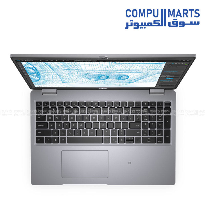 Dell Precision 3561 Laptop with Intel Core i7-11800H, 16GB RAM, 512GB SSD, NVIDIA T1200 4GB Graphics, 15.6-inch FHD IPS Display, Windows 11 – Available in Egy