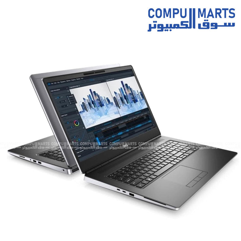 Used Dell Precision 7760 17.3" FHD Laptop with Intel i9-11950H, 32GB RAM, 512GB SSD, NVIDIA Quadro RTX A5000 Intel UHD Graphics, Windows 11