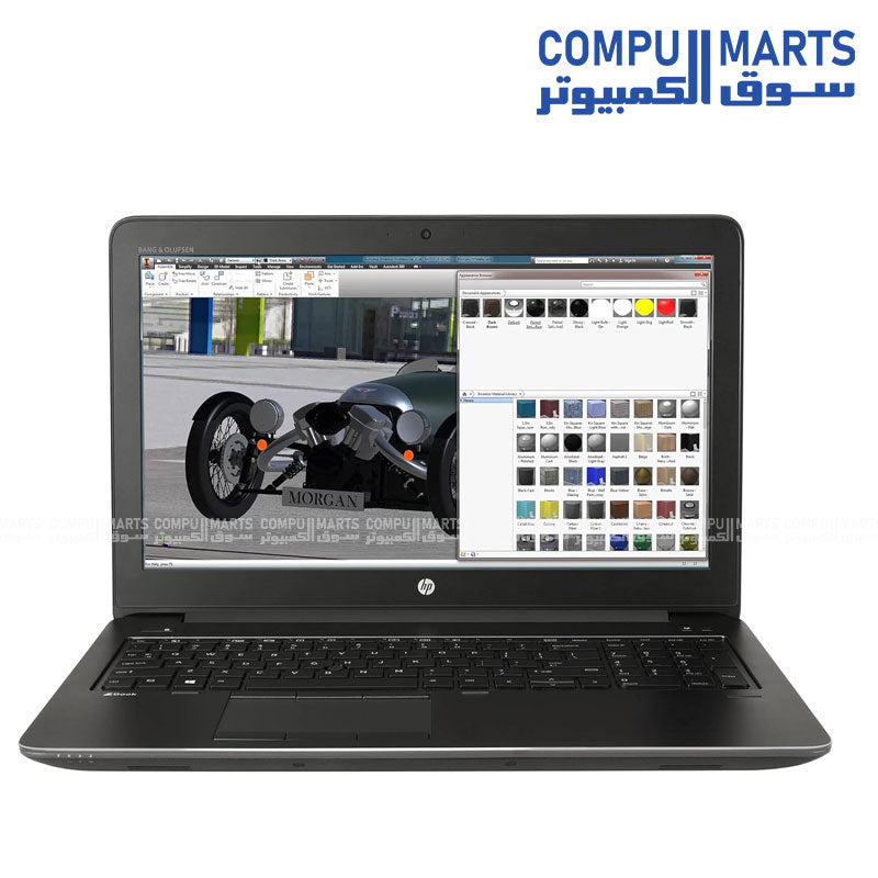 ZBook 15 G4-HP-Used Laptop-Intel-Core-i7-7820HQ-Ram16GB-DDR4-M.2-512GB-SSD-GPU-NVIDIA-WIN 10 PRO