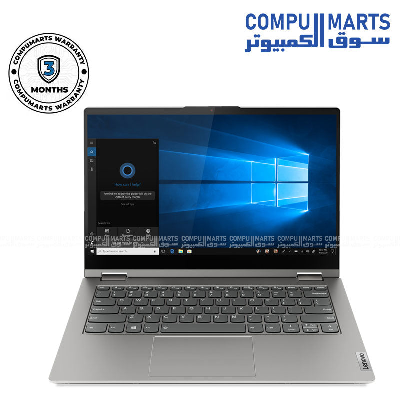 Used Lenovo ThinkBook 14s Yoga 2-in-1 i7-1165G7, 16GB RAM, 512GB SSD, 14" FHD Touchscreen, Intel Iris Xe, Windows 11