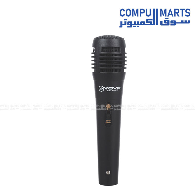 VOVO V-2126 Double 6.5 Inch Speaker with AC Cable Manual Remote and Mic