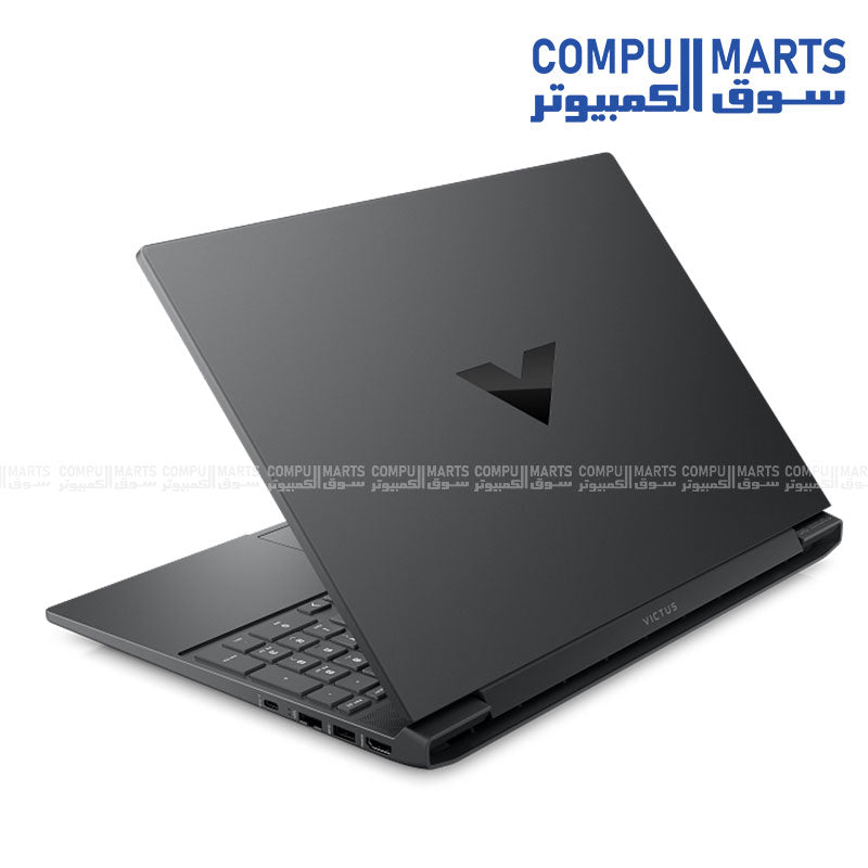 HP Victus 15-fa2392TX notebook with Realtek Wi-Fi 6, Bluetooth 5.4, HDMI 2.1, USB Type-C, USB Type-A ports, RJ-45 LAN, and Full HD IPS display