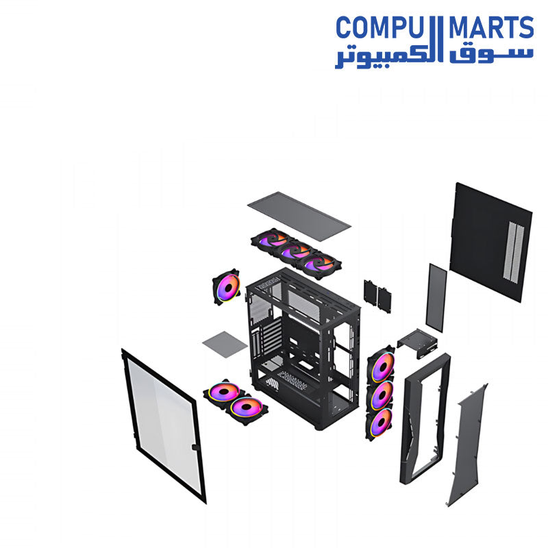 Velox-Gaming-Case-Mid-Tower-Xander-PSU-600W