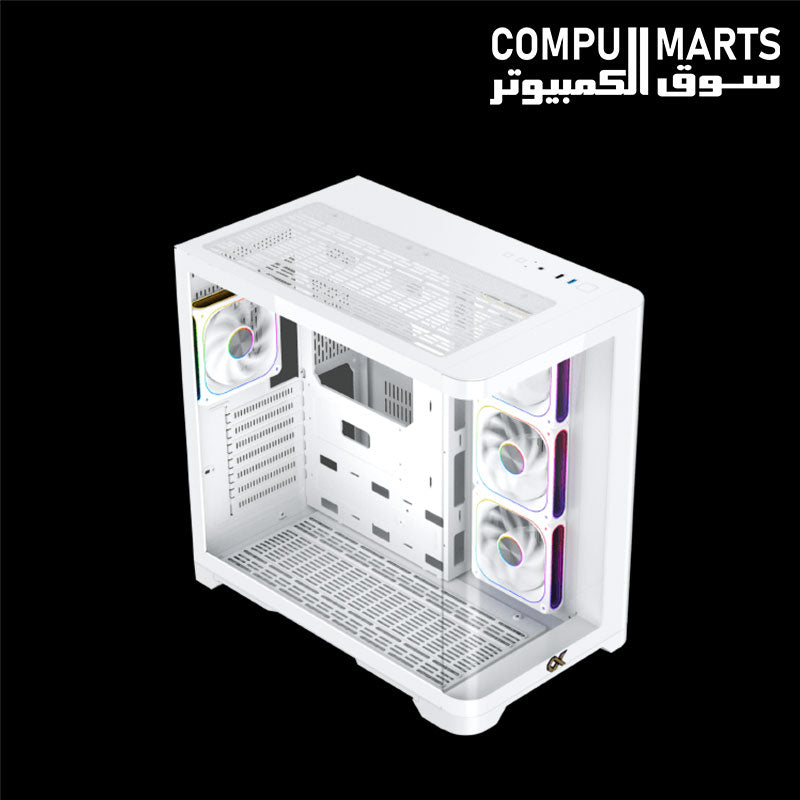 Xigmatek Crystal Storm V2 steel case supporting E-ATX and ATX motherboards