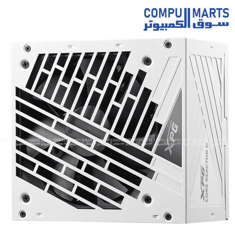 XPG Core Reactor II 850W 80 Plus Gold power supply with ATX 3.1 support, fully modular cables, 120mm FDB fan, and 12V-2x6 connector available in Egypt
