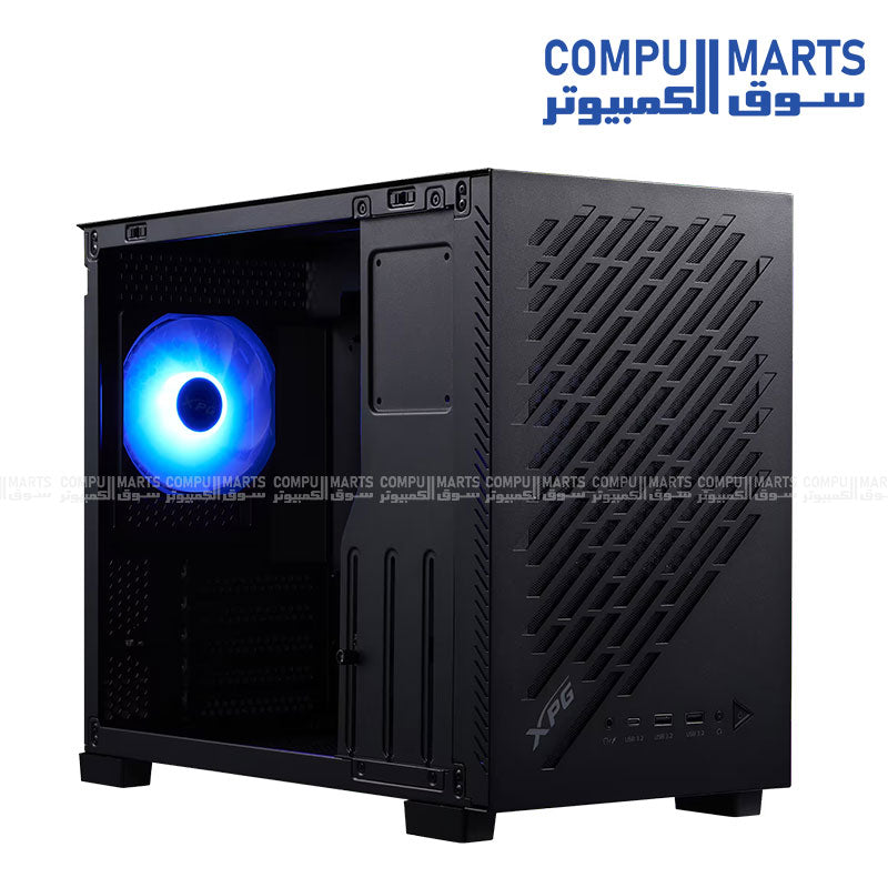 XPG Valor Air Nano compact Micro-ATX gaming PC case with ARGB fan and high airflow mesh front panel