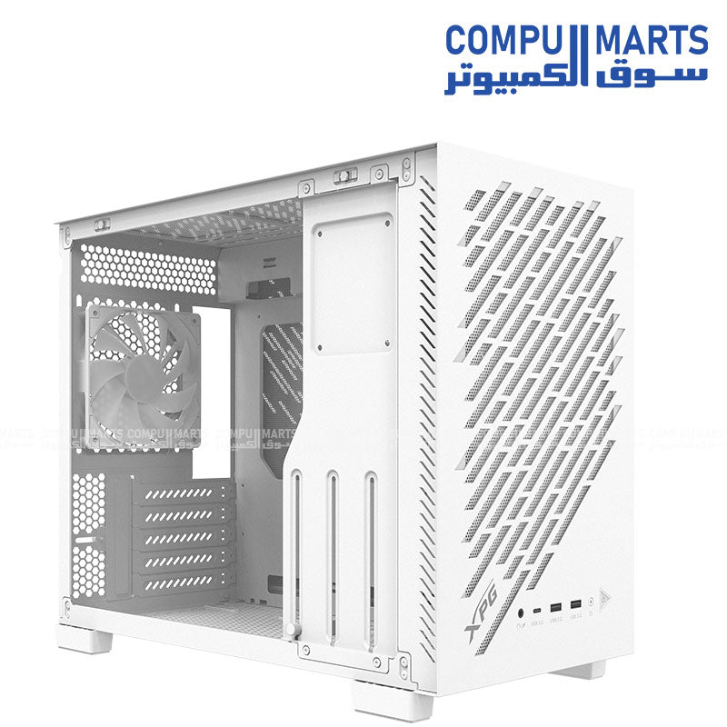 XPG Valor Air Nano compact Micro-ATX gaming PC case with ARGB fan and high airflow mesh front panel