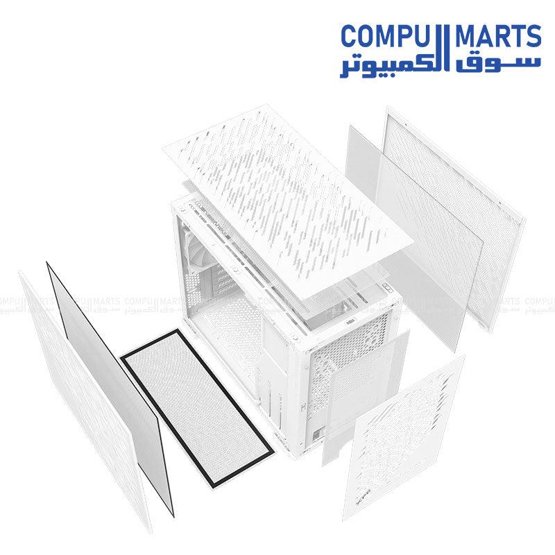 XPG Valor Air Nano compact Micro-ATX gaming PC case with ARGB fan and high airflow mesh front panel