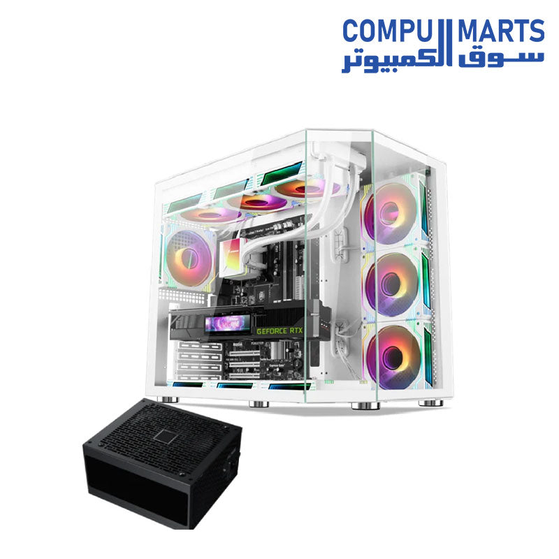 CASE-Xander-Crystal-7-ARGB-Fan-Mid-Tower-PSU-850W