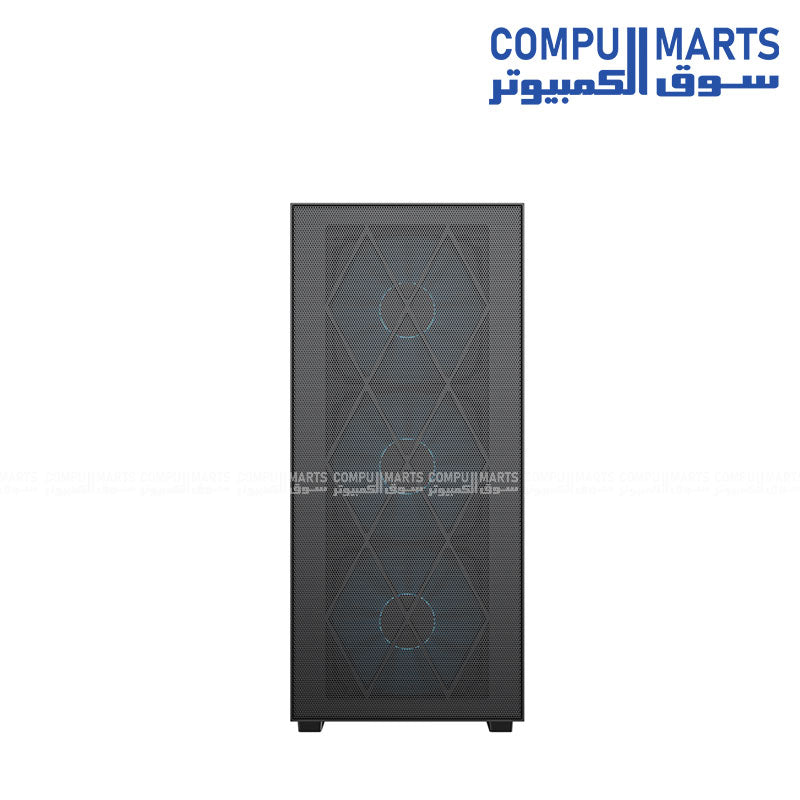 Xander Velox Max Black White Gaming Case with 4 ARGB Fans and 700W PSU