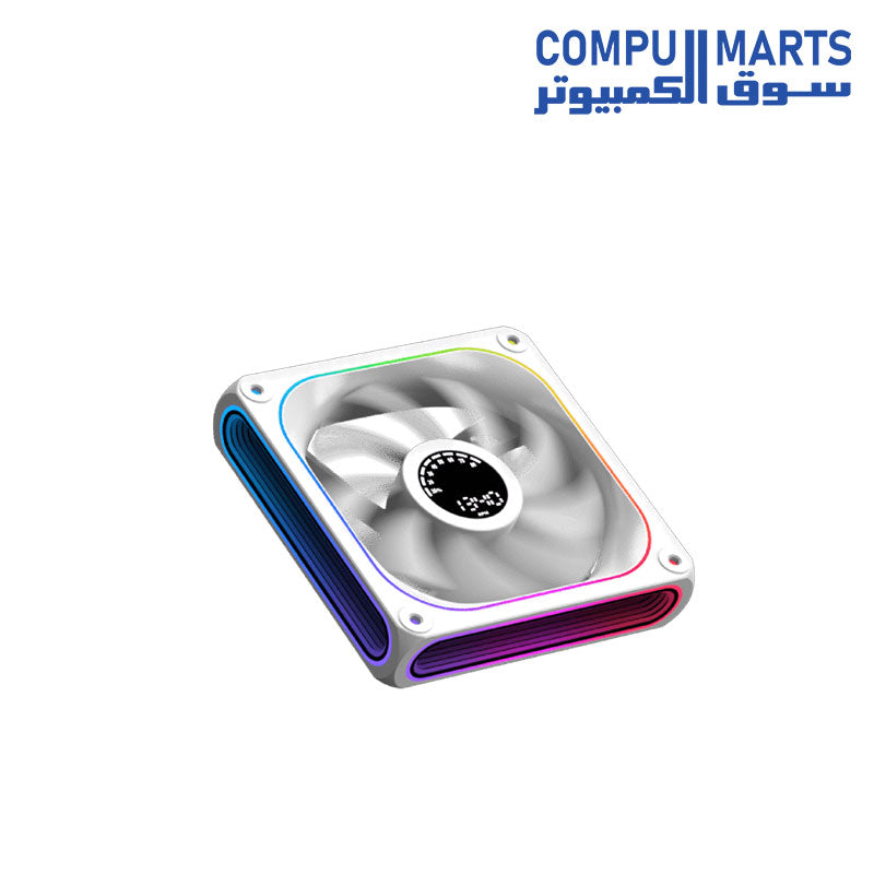 Xigmatek case fan AERO DGT 120 airflow cooling unit designed with DC 5V~13.8V input and 42.74 CFM (±10%) airflow performance for PC builds in Egypt