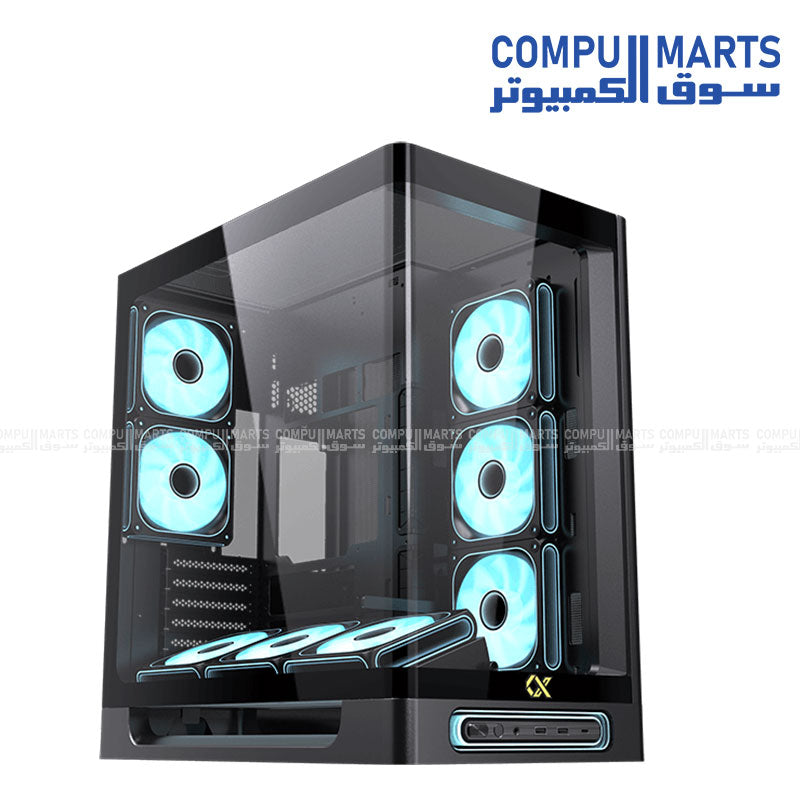 Xigmatek Heaven Air case RGB fans