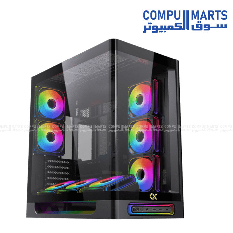 Xigmatek Heaven Air case RGB fans
